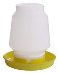 1 Gallon Yellow Plastic Poultry Waterer P530