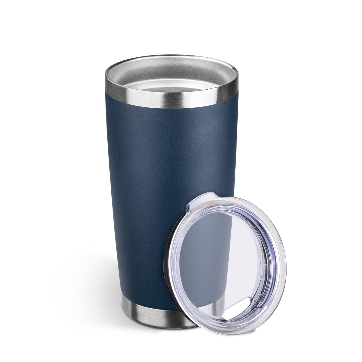 20oz Stainless Steel Travel Coffee Tumbler Navy Blue J19869