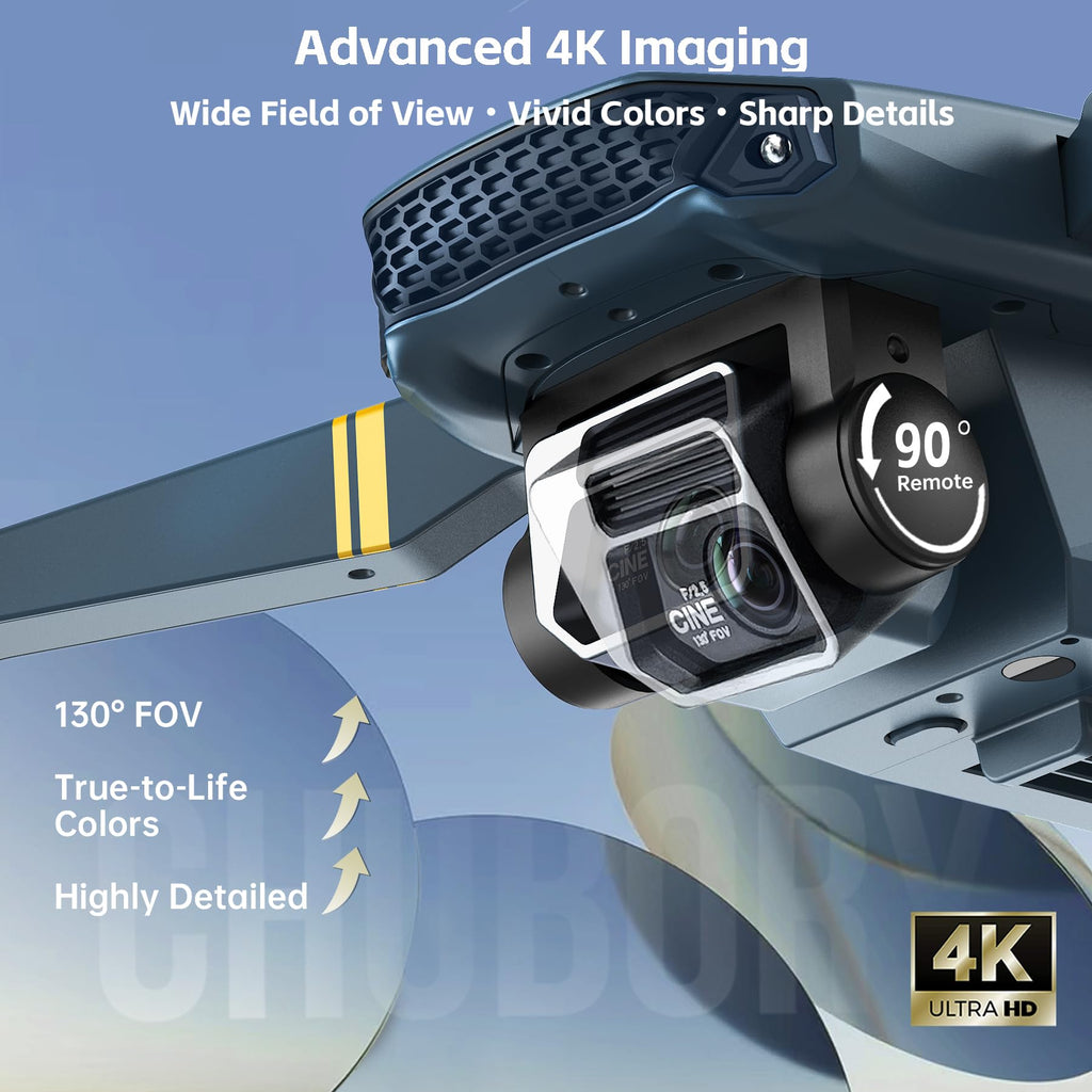 4K Camera Drone with 3 Batteries B6474