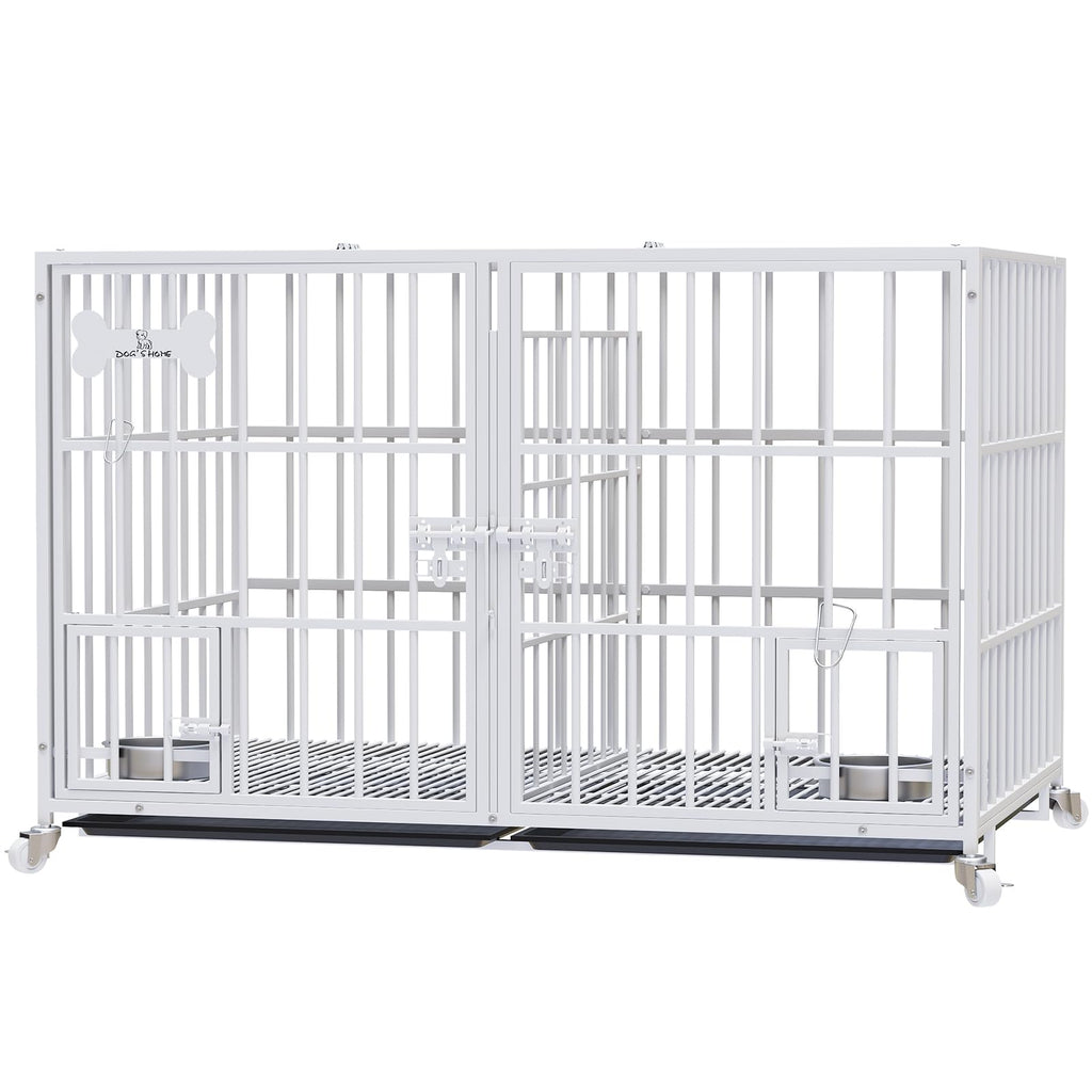42" Heavy Duty Metal Dog Crate with Divider V974264