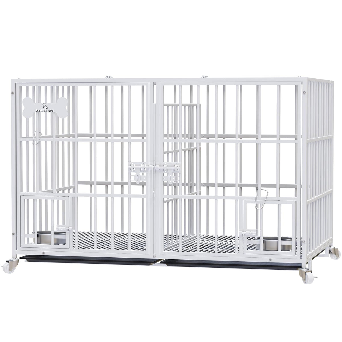 42" Heavy Duty Metal Dog Crate with Divider V974264