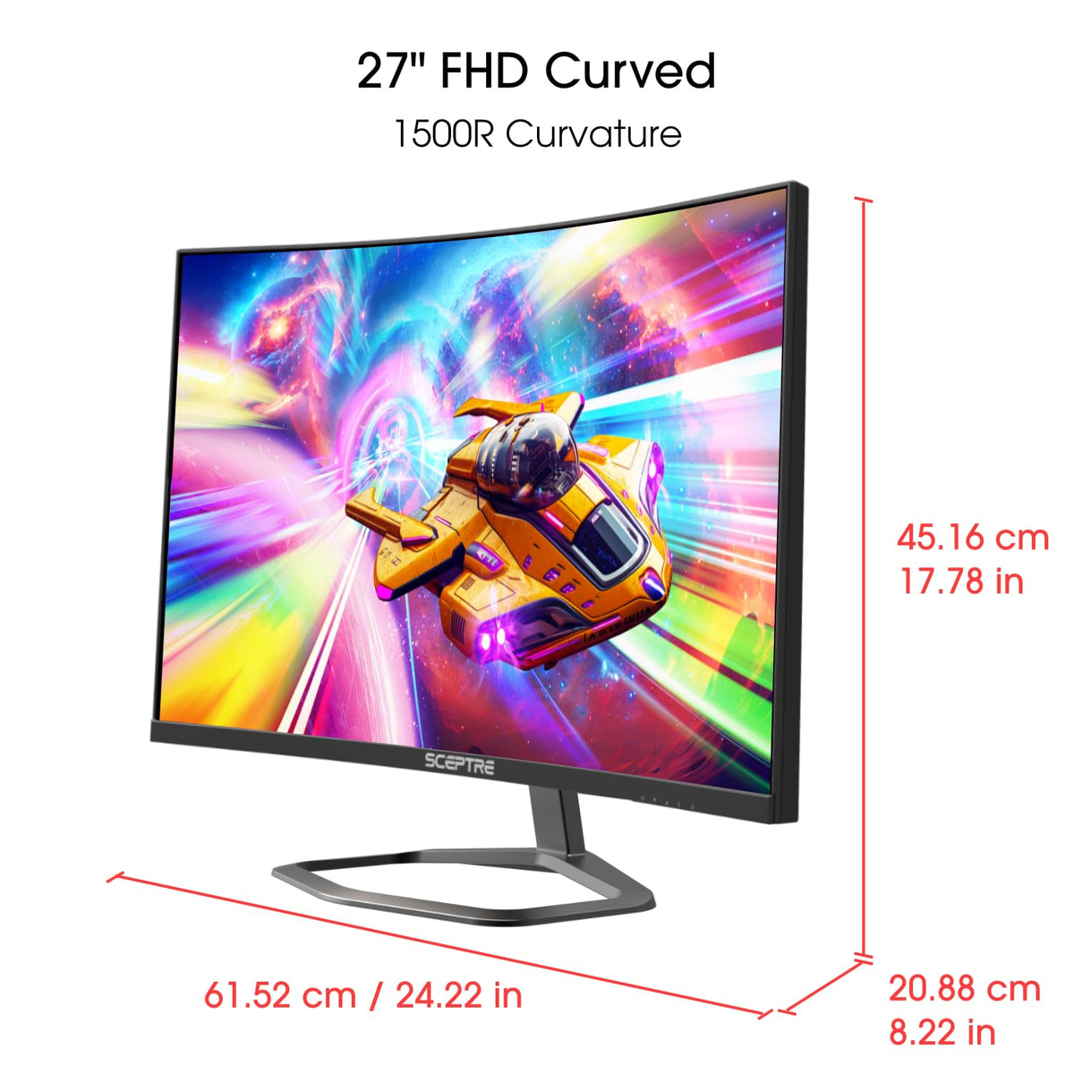 27-inch Curved Gaming Monitor 240Hz 1ms J8314