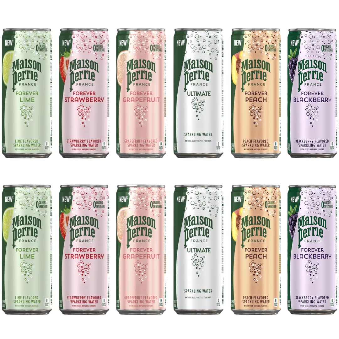 Flavored Carbonated Mineral Water Variety Pack 12 Count G138078