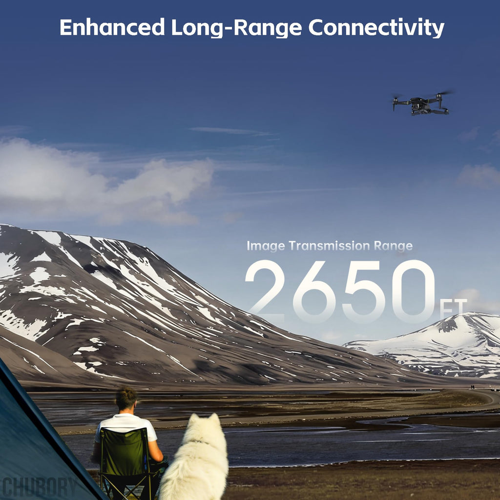 4K Camera Drone with 3 Batteries B6474