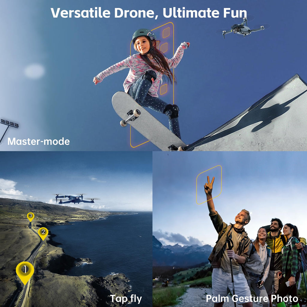 4K Camera Drone with 3 Batteries B6474