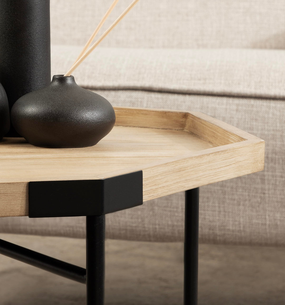 Two-Tone Octagon Coffee Table U65383