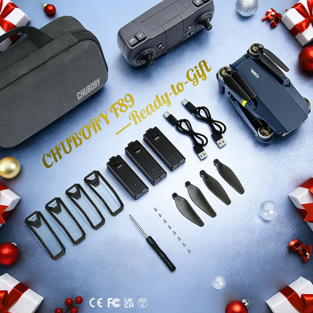 4K Camera Drone with 3 Batteries B6474